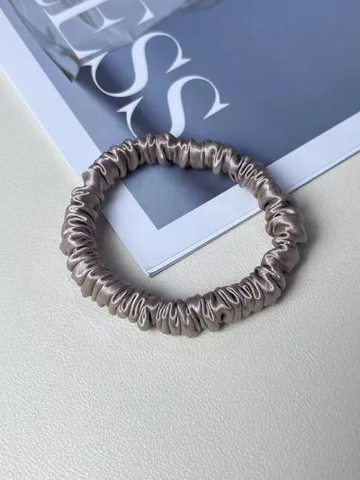 Silk Little Hair Ring Silk Satin Large Intestine Ring Does Not Hurt Traceless Hair Rope
