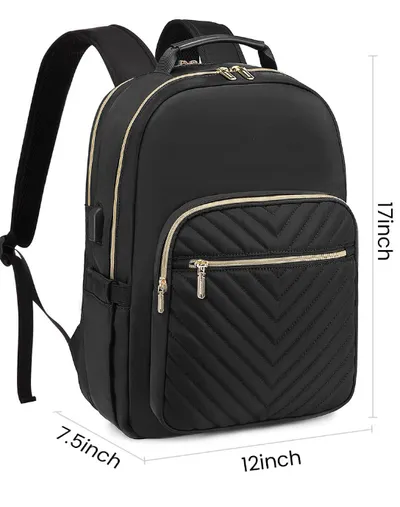 Women Laptop Backpack Business Large Capacity