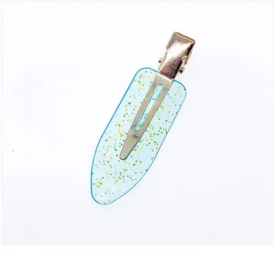 Japanese And Korean Handmade Hair Clips Ins Style Transparent Glitter Girl Seamless Diy Cream Glue Accessories