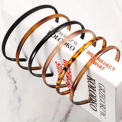 Korean Style Headdress BlackHair Accessories Hair Hoop Plastic Variety