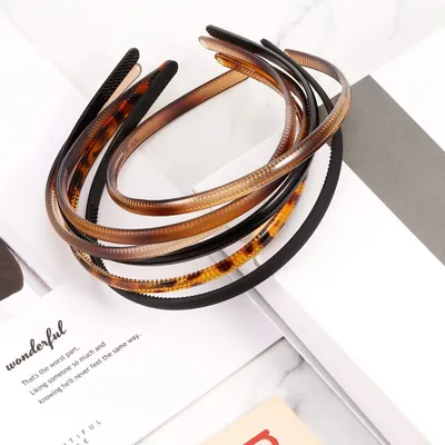 Korean Style Headdress BlackHair Accessories Hair Hoop Plastic Variety