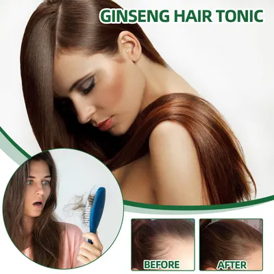 OUHOE Ginseng Hair Growth Lotion Ginseng  Moisturizing Hair Care Hair Growth Spray