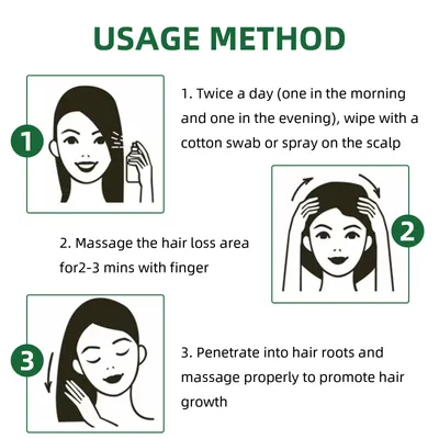 OUHOE Ginseng Hair Growth Lotion Ginseng  Moisturizing Hair Care Hair Growth Spray