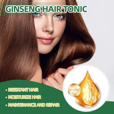 OUHOE Ginseng Hair Growth Lotion Ginseng  Moisturizing Hair Care Hair Growth Spray