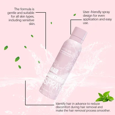 Jaysuing Facial Hair Removal Spray, Easily Softens Hair Facial Cleansing And Gentle Hair Removal