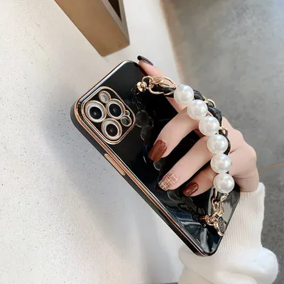 Electroplated Pearl Bracelet Mobile Phone Case