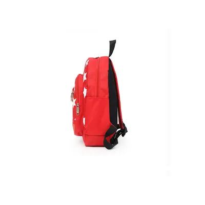 Teens Soccer Fan Backpack,Star Print With Cute Bear Coin Purse, Lightweight Stadium Bag For World Cup, Sports Events & School