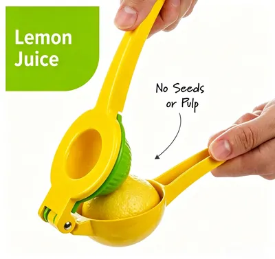 Heavy-Duty Metal Lemon Squeezer & Lime Juicer Manual Citrus Hand Press Fruit Extractor Kitchen