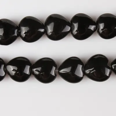 Black Agate Love Material Bead Bracelet