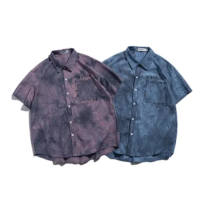 Sick Peak Vintage Tie-dye Short-sleeved Shirt