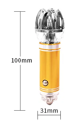 Vehicle negative ion air purifier to remove formaldehyde, smoke, odor and PM2.5 automobile lighter, oxygen bar generator