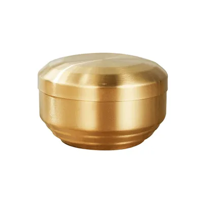 Stainless Steel Bowl Golden Tape Tureen Children's Bowl Household