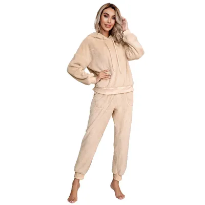 Double-faced Fleece Hooded Sweater Home Wear Casual Women's Clothing