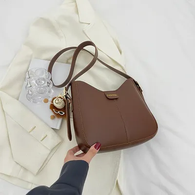 Casual Women's Shoulder Bag Fashion Large Capacity Crossbody Bags Women Solid Color Korean Style
