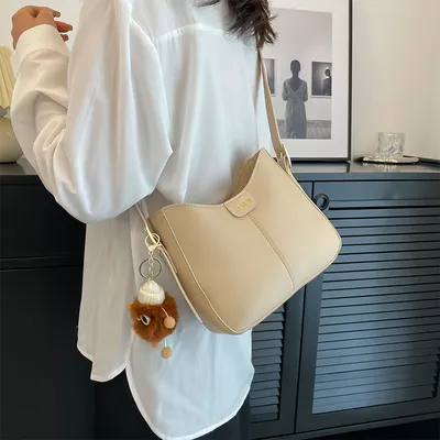 Casual Women's Shoulder Bag Fashion Large Capacity Crossbody Bags Women Solid Color Korean Style