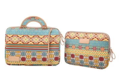 Bohemian laptop bag