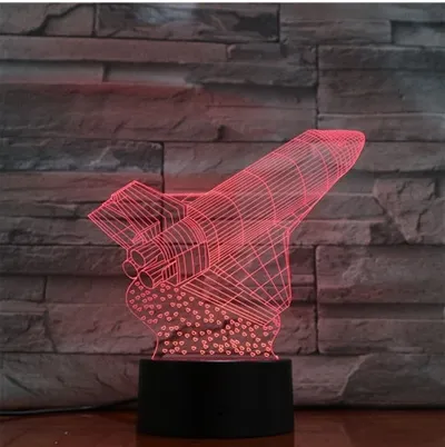 Space Shuttle Lntelligent Three-dimensional Night Light