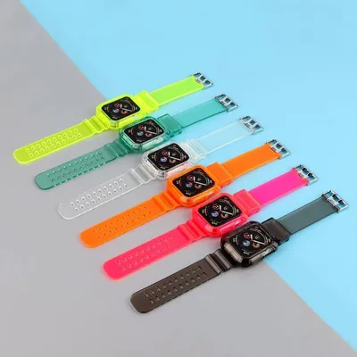 Transparent anti-drop watch strap
