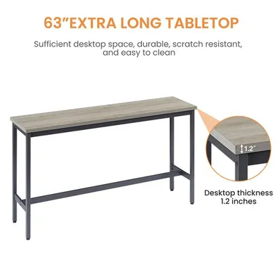 Long Bar Counter Table Set