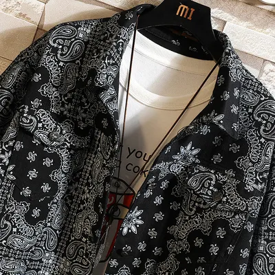Men's Casual Jacket Coat Japanese Trendy Brand