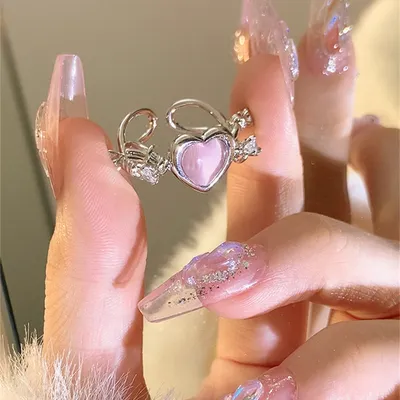 Fashion Love Heart-shaped Ring Women