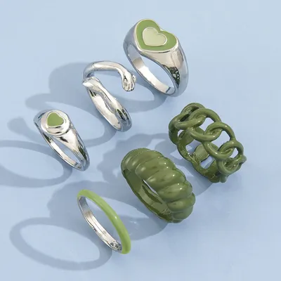 New European And American Personalized Fashion Ring Set