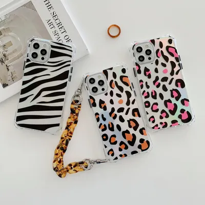 Fashion Print Chain Phone Case Cover