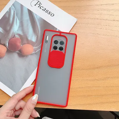 Sliding window lens for Huawei mobile phone case
