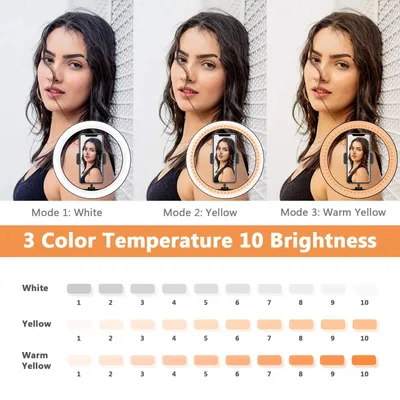 Compatible with Apple, Fill light desktop ring light tripod