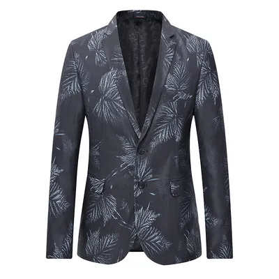 Men's Business Casual Woolen Cloth Embroidery Plus Size Suit Banquet Dress