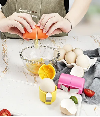 Egg Shell Opener For Hard Boiled Eggs Egg Peeler Tool Handheld Egg Topper Cutter Tool Easy Egg Cracker Tool Egg Slicer For Raw And Hard Boiled Eggs Kitchen Gadgets For Cooking And Baking