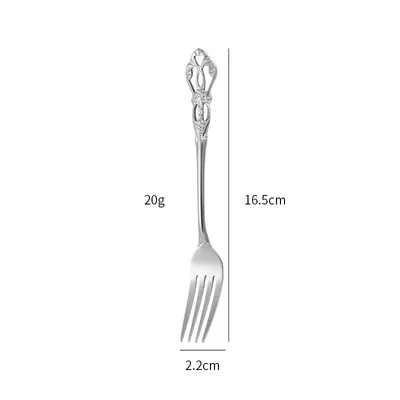 Stainless Steel Cutlery Spoon West Dinnerware Set Gold Plated