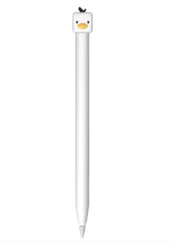 Compatible With  Stylus Yellow Duck Silicone Sliding Anti Fall Pen Case