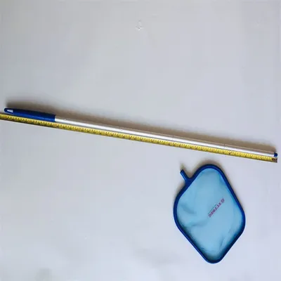 Swimming Pool Fishing Net Belt 122mm 5 Section Rod Cleaning Tool Supplies Set
