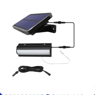 One-to-two Solar-powered Pull-wire Retro Split LED Garden Antique Courtyard Light