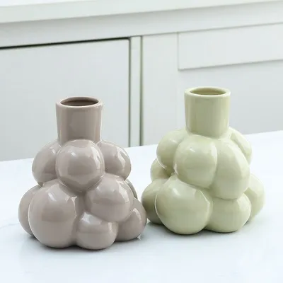 Ceramic Craft Ornament Modern Home Soft Decoration