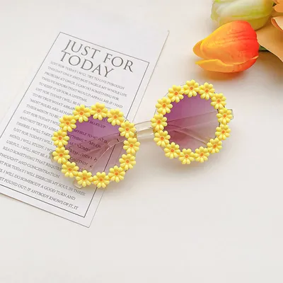 Cute Flower Children's Sunglasses UV Protection