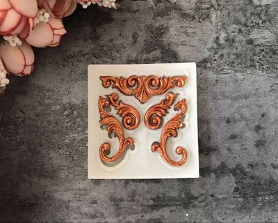 Silicone mold fondant mold cake decorating tools