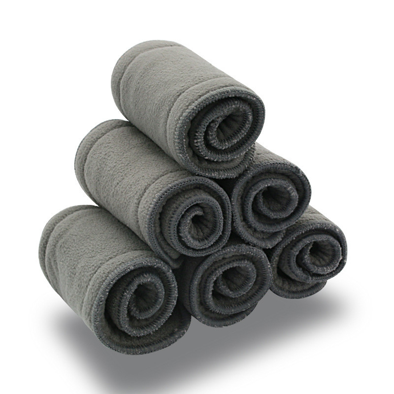 Odor-Absorbing Washable Baby Diaper Pad Bamboo Charcoal