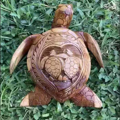 Hawaiian Turtle Statue Figurines Resin Crafts Creativity Desktop Ornaments Garden Home Decoration