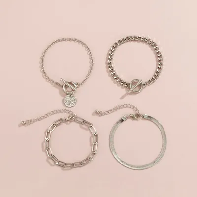 Metal Wind Hollow Chain Bracelet Snake Bone Metal Bracelet
