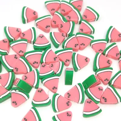 فخار فواكه مثقوب بألوان مختلطة، قطع الأساور، مواد خرز