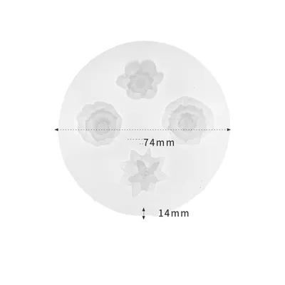 Diy Handmade Flower Food Grade Liquid Silicone Fondant Mold