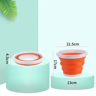 Portable Cleaning Housework Outdoor Car Supplies Telescopic Water Bucket