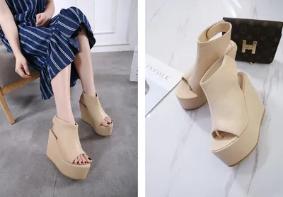 Stylish wild wedge sandals