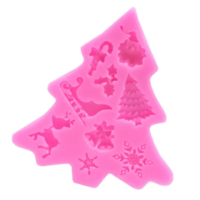 Christmas Tree DIY Silicone Fondant Baking Mold