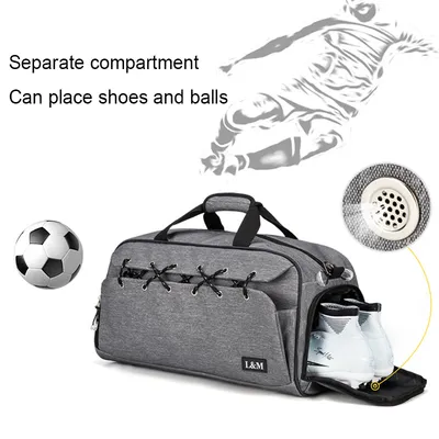 Sports Gym Bag Travel Duffel Bag With Shoes Compartment And Dry Wet Separation Layer For Men Women Outdoor Climbing Fitness Yoga