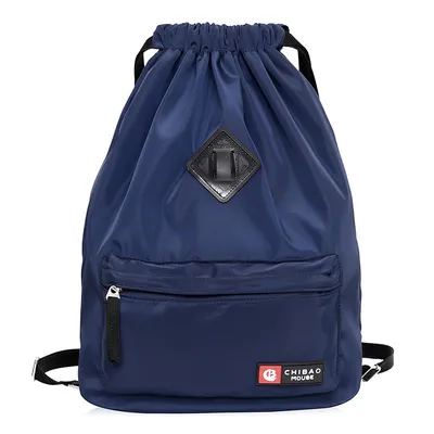 Waterproof leisure drawstring bag