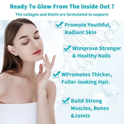 OEM ODM Ready Stock Fast Shipping Biotin Gummies Boost Immunity