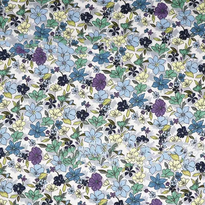 Pure Cotton Garden Floral Fabric